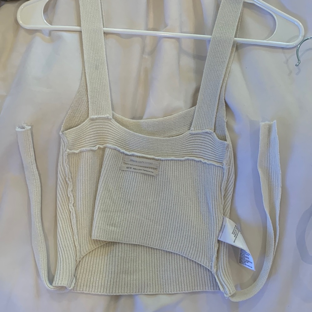 Urban outfitters crop tank top white